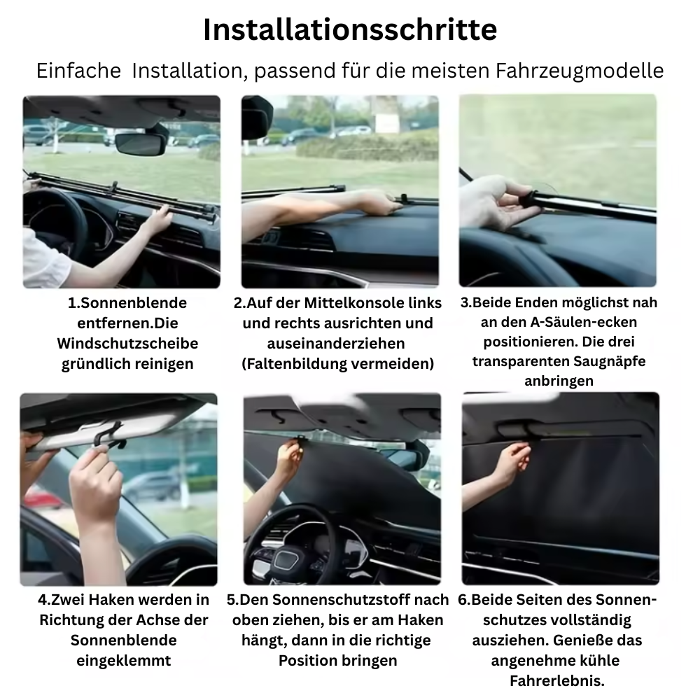 CarShade Pro - Dein Schutzschild gegen Sonne, Hitze & UV-Strahlung