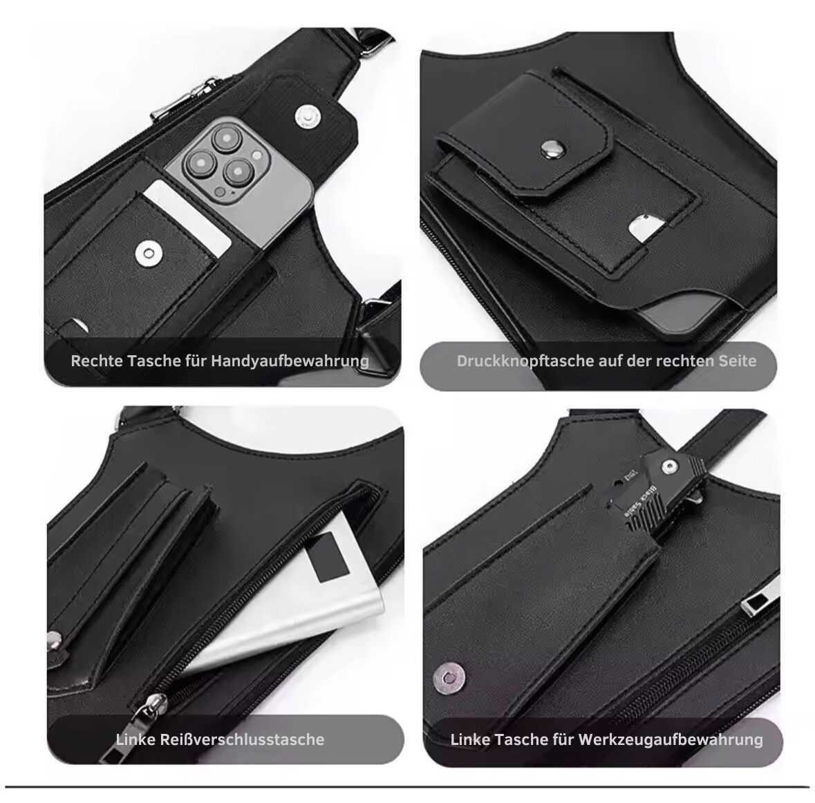 Chestify - Die ultimative Crossbodytasche für Herren