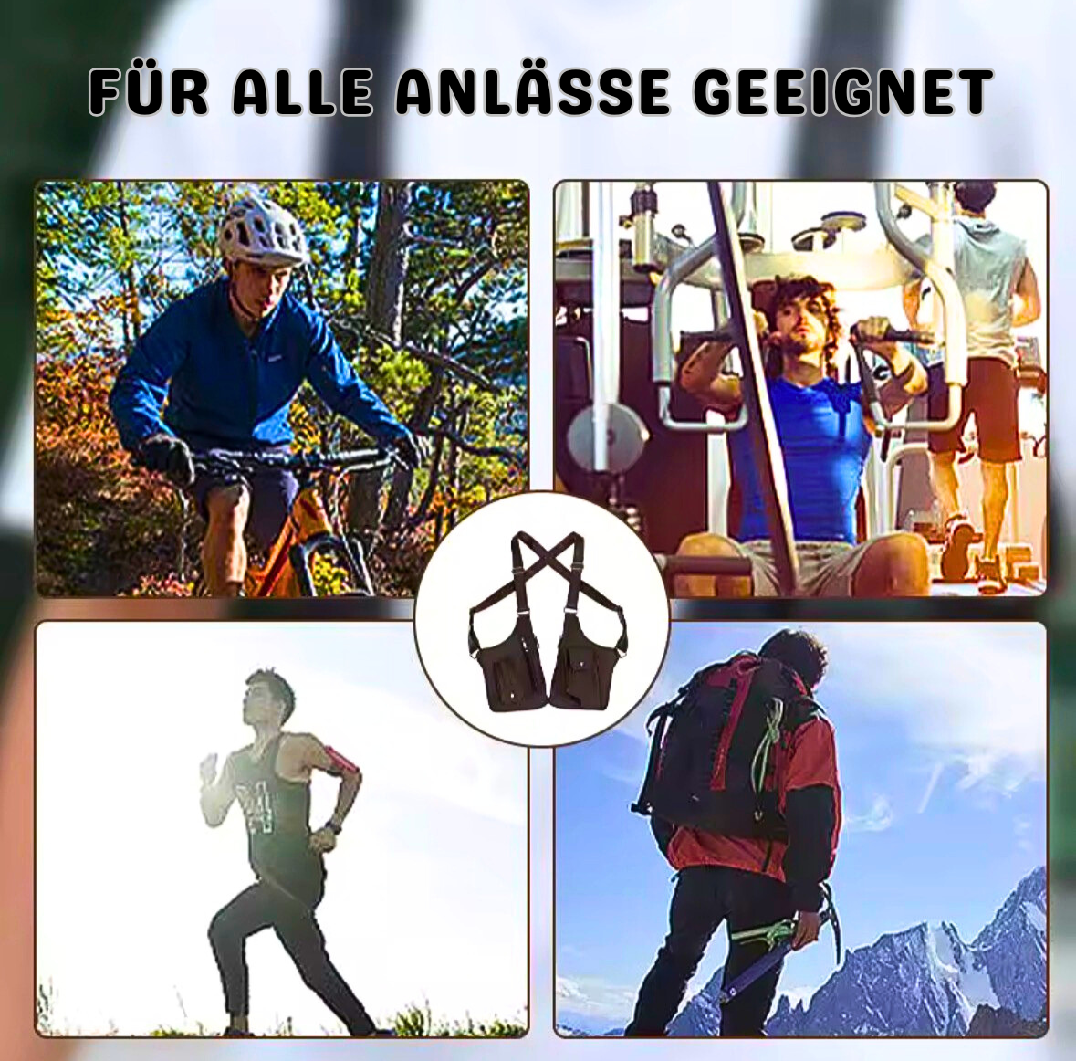 Chestify - Die ultimative Crossbodytasche für Herren