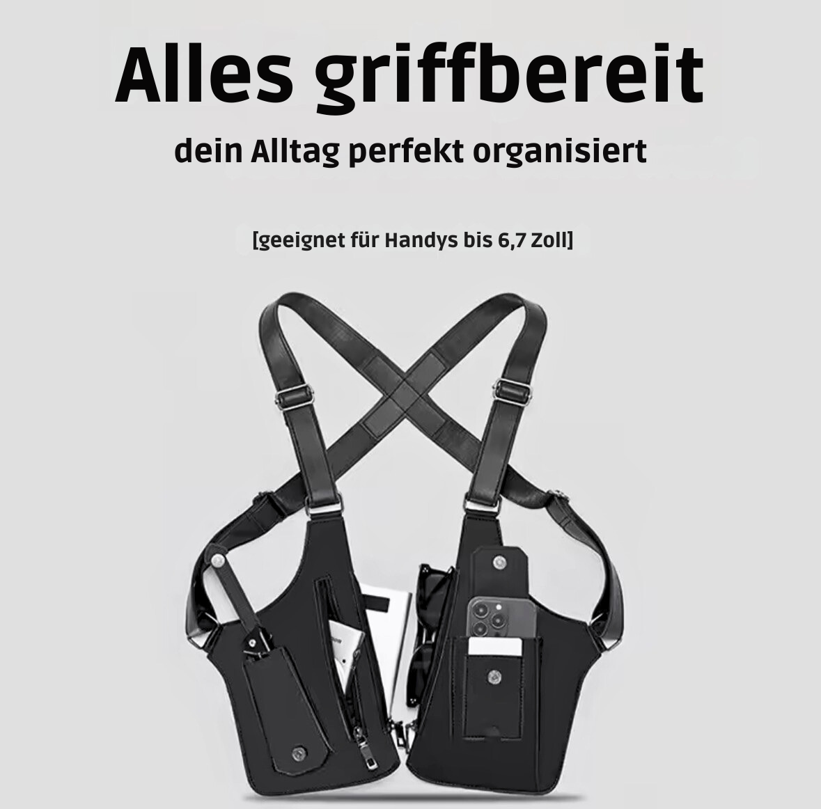 Chestify - Die ultimative Crossbodytasche für Herren